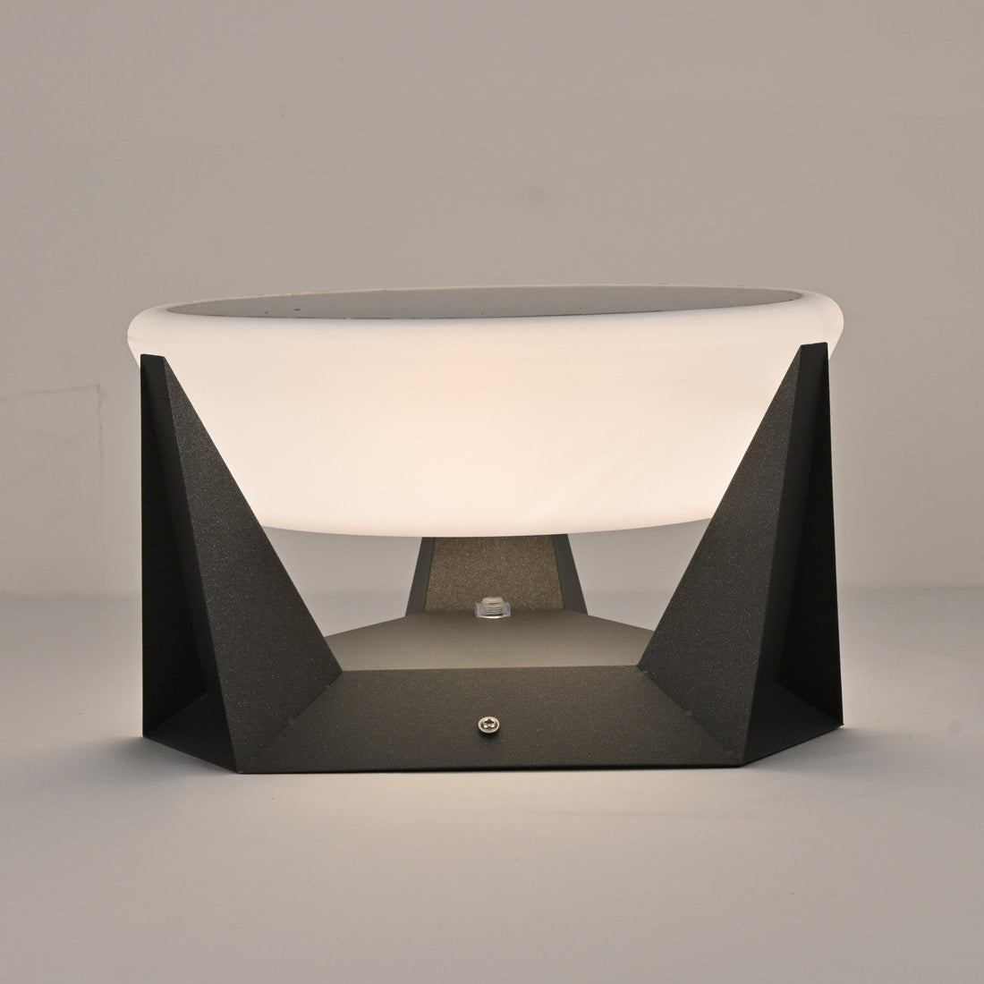 Solar Außenleuchte - Moderne geometrische LED Lampe für Garten &amp; Terrasse
