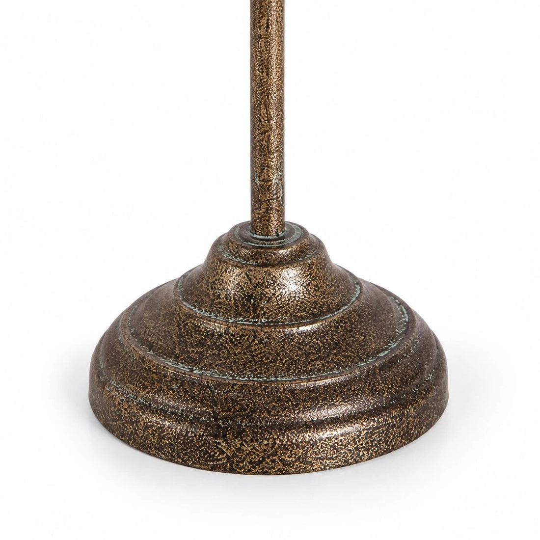 Vintage Brass Wheat Floor Candle Holder