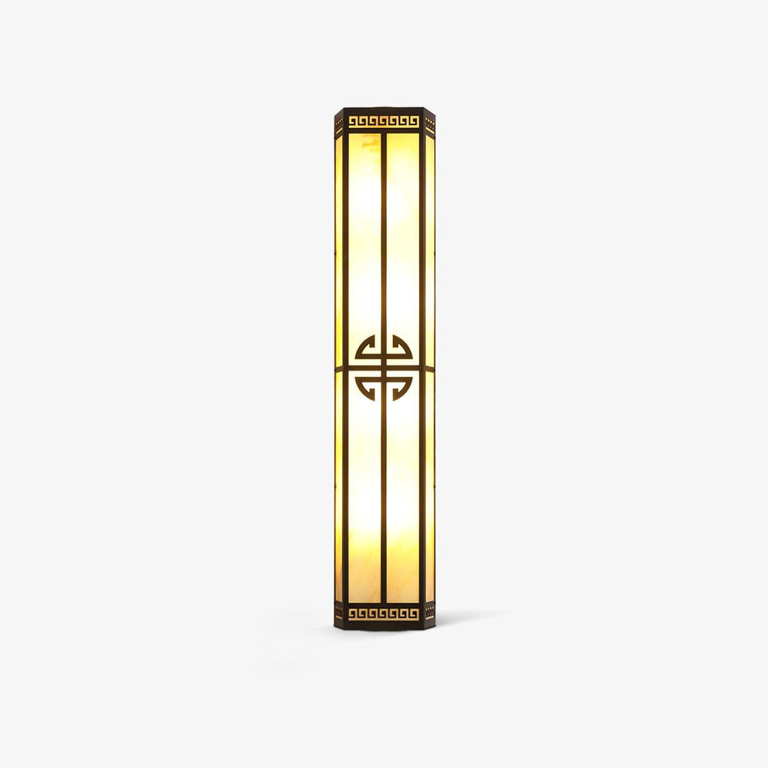 Schneeflocken-Wandleuchte aus Gipsmetall – quadratische, elegante Lampe für den Außenbereich