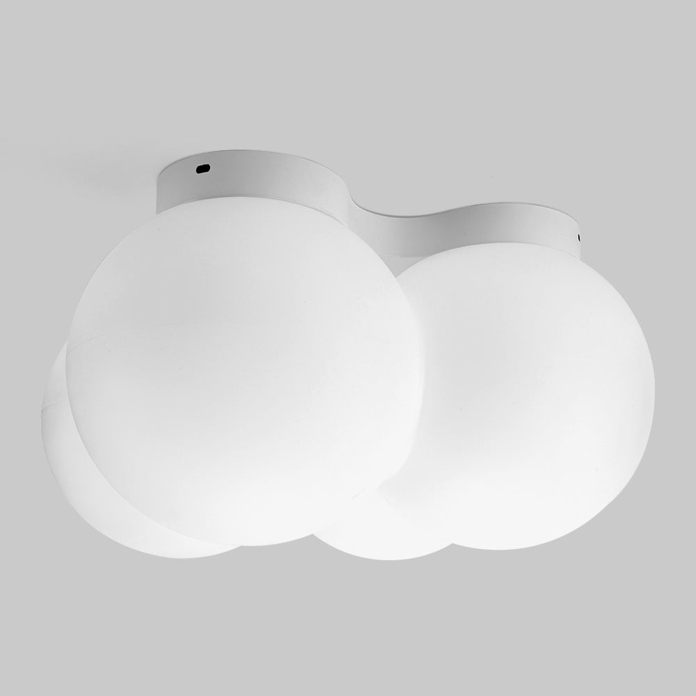 Nordic Cloud Ball Ceiling Light - Warm LED Glow for Cozy Bedroom