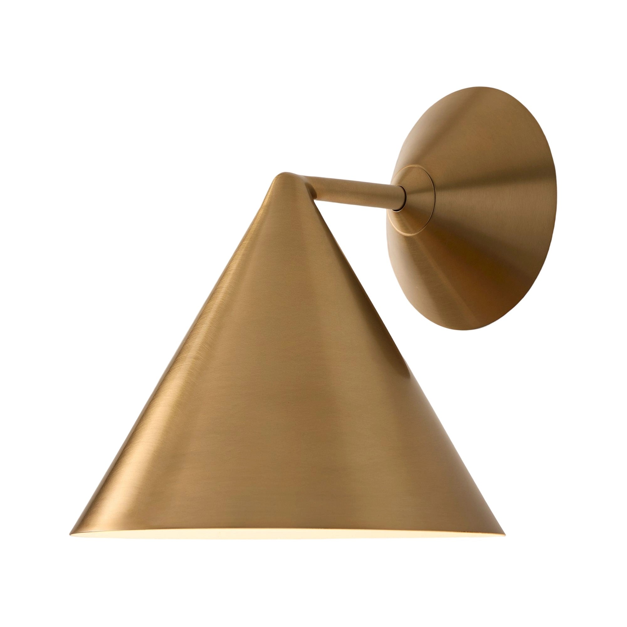 Brivana Metal Outdoor Wall Light - Modern Cone Sconce for Hallway