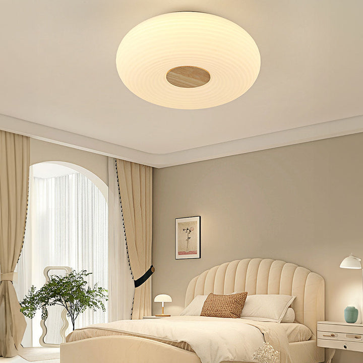 Wabi-Sabi Acrylic LED Ceiling Light – Minimalist Bedroom Fixture