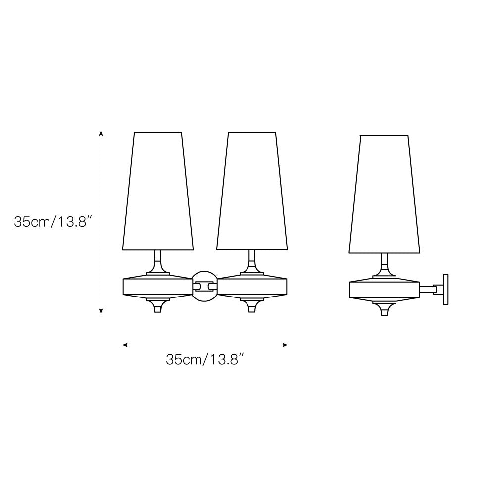 Hour Rho Wandleuchte