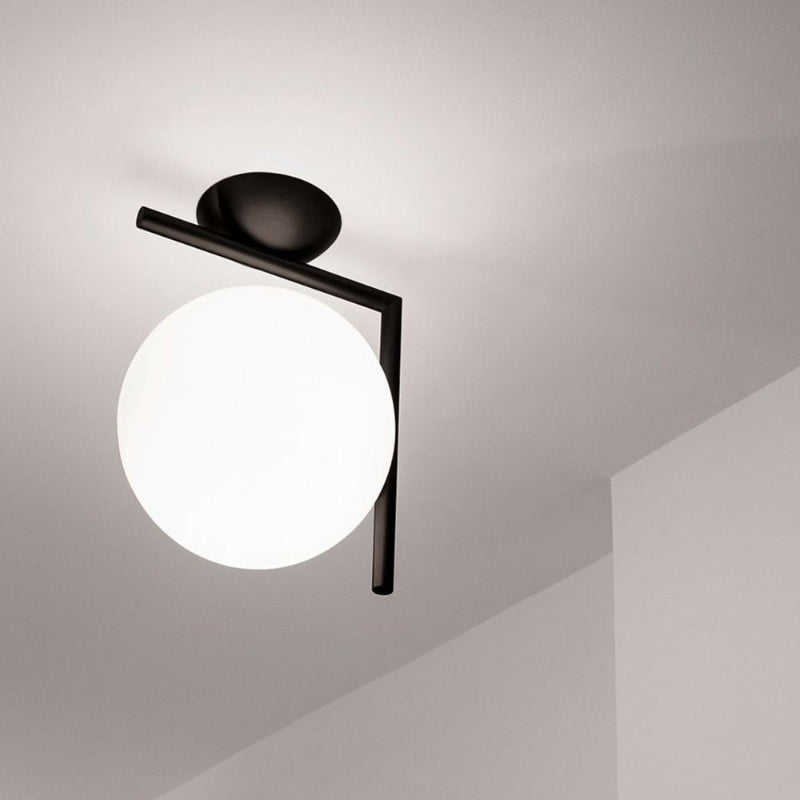 IC Lights Glass Ball Wall Sconce