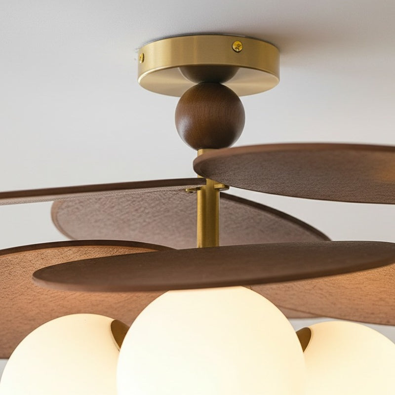Orrise Deckenleuchte mit überlappendem Lamellendesign – Moderne dekorative Leuchte für den Innenbereich