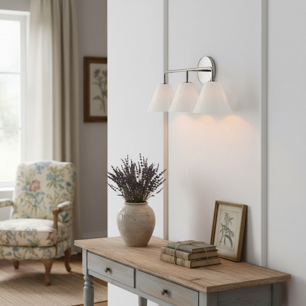 Conica Cone Wall Sconce - 1, 2, 3-Light Modern Glass Lighting