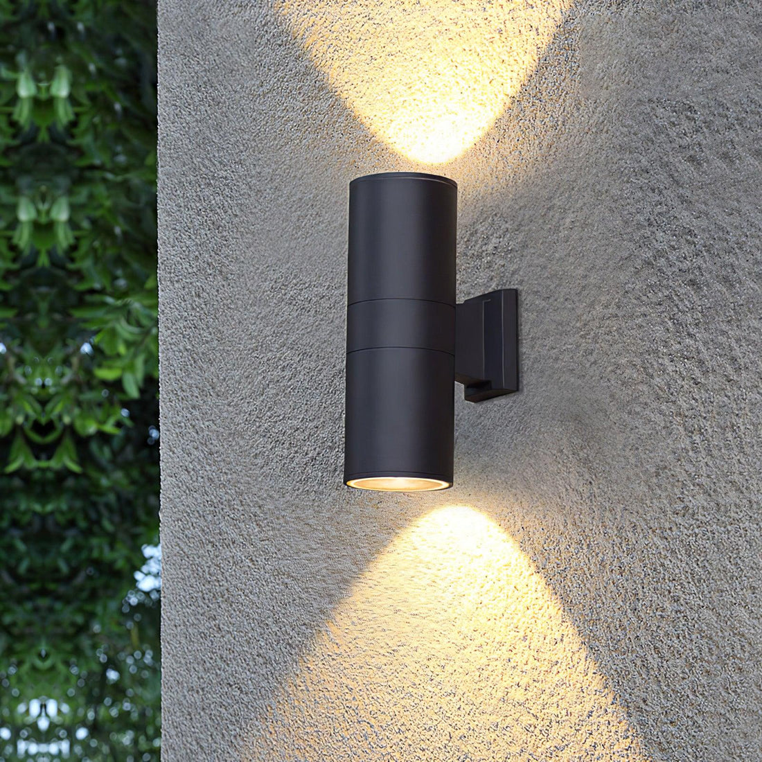 Zylindrische Außenwandleuchte - Wasserdichte moderne Lampe für den Garten
