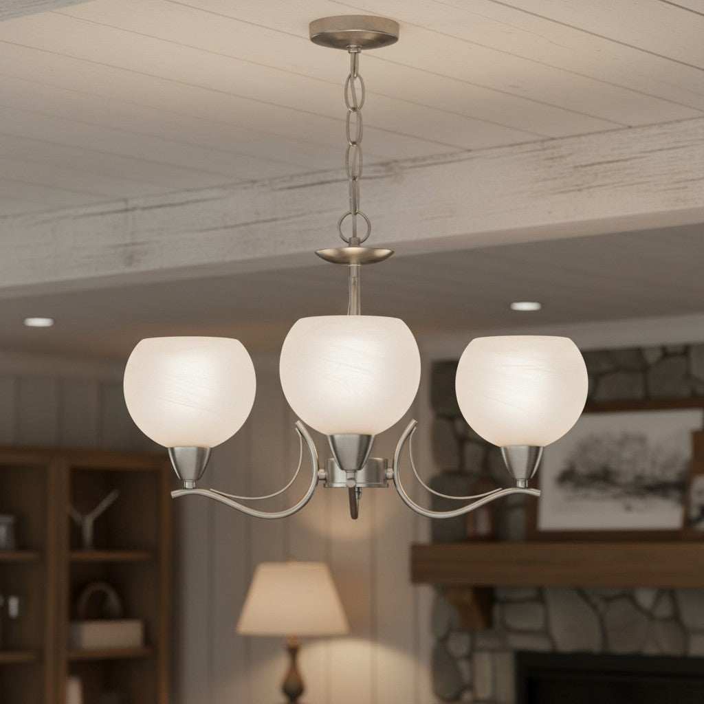 Armicora Multiple Lights Antique Chandelier – Elegant Metal Finish for Dining Rooms or Living Areas