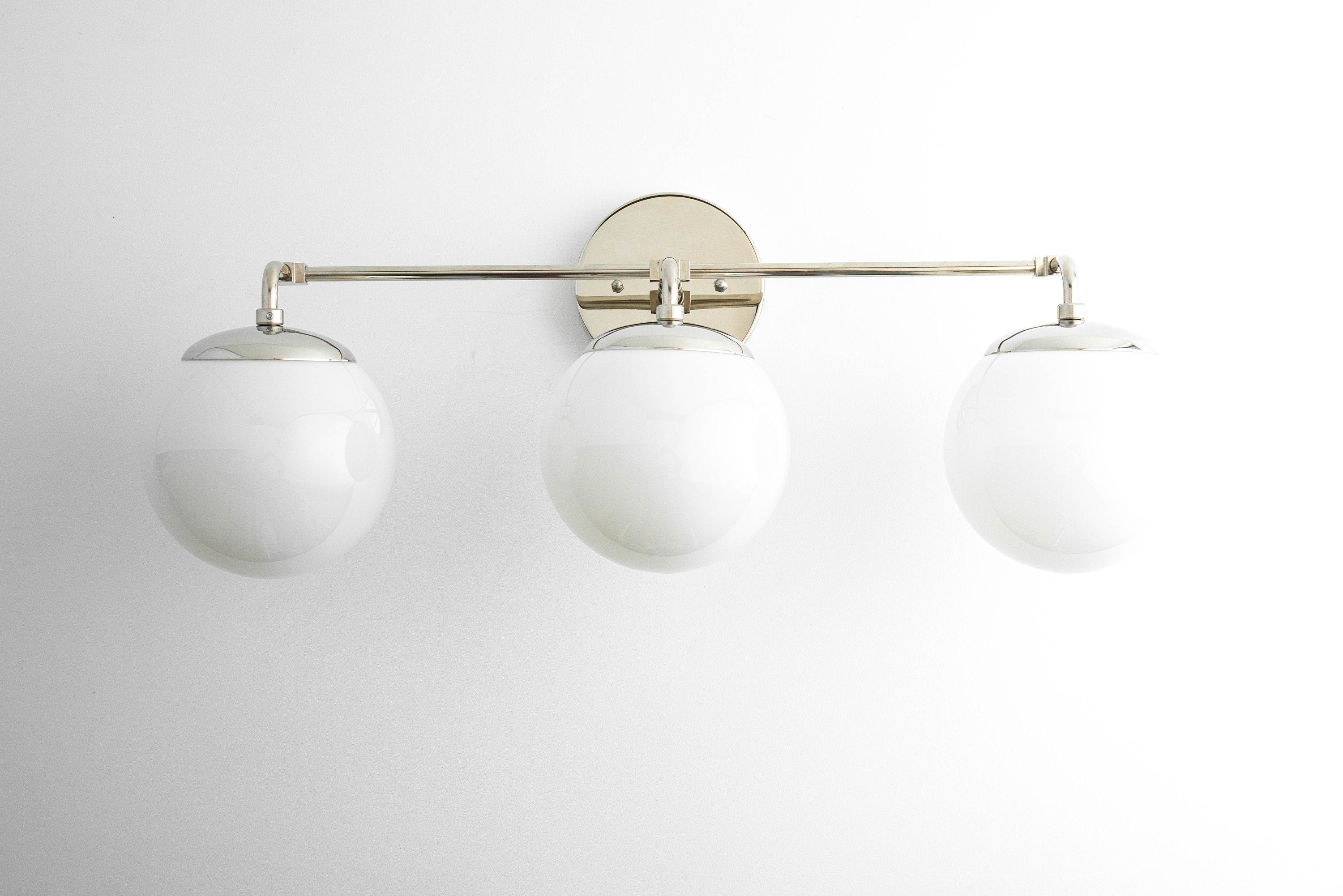 Glorica Glass Wall Sconce - Modern Vintage Vanity Light Fixture