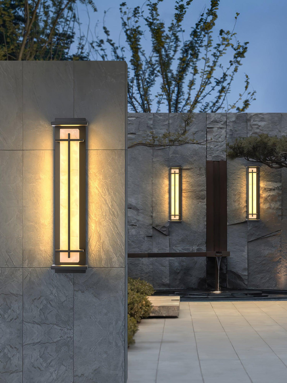 Quadratische Außenwandleuchte - Wasserdichte LED-Lampe für Garten &amp; Terrasse