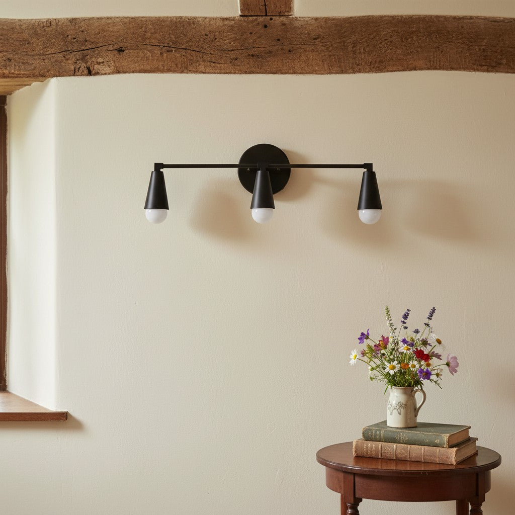 Pyralis Cone 3 Light Vanity Light - Modern Sconce