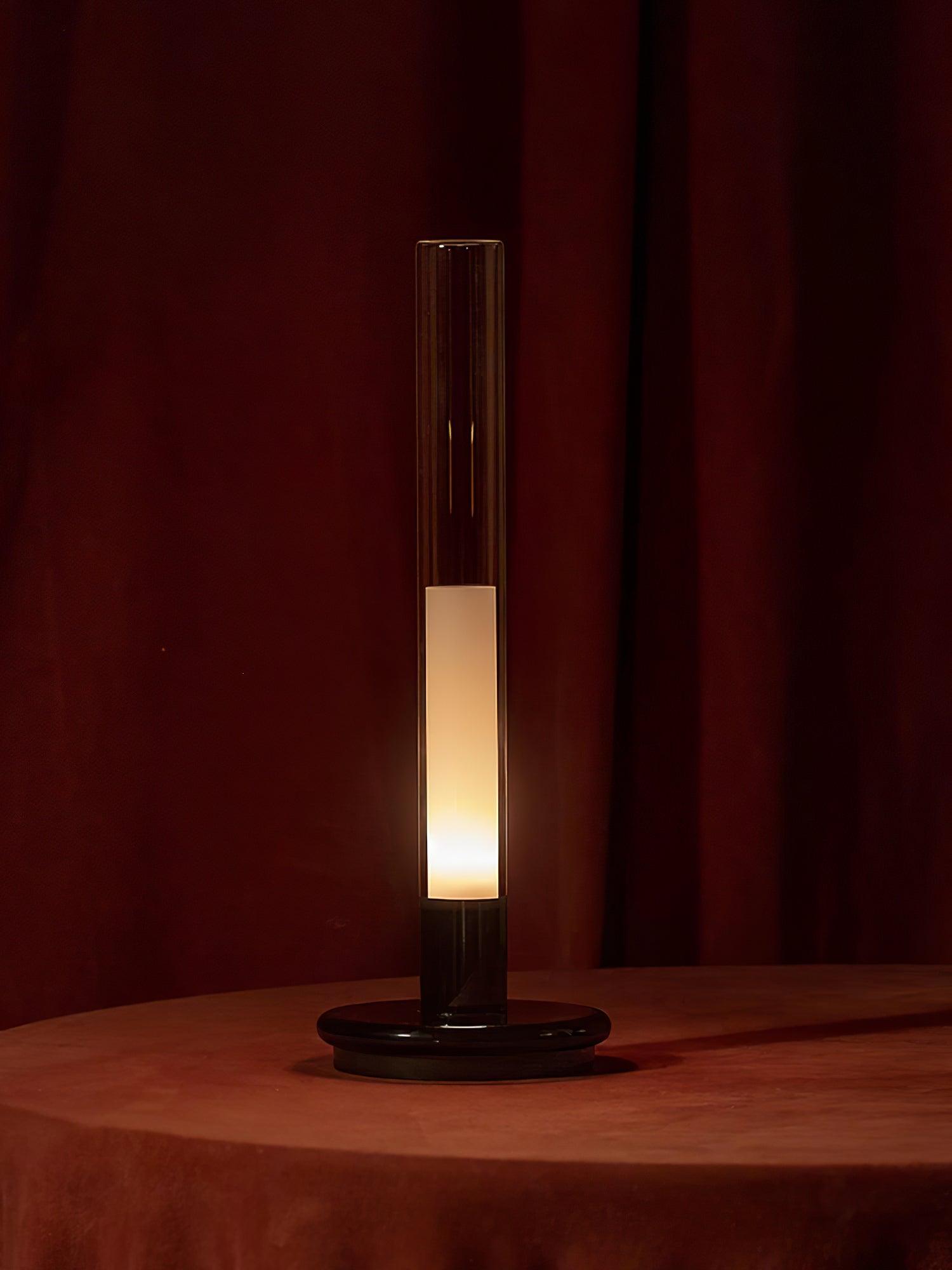 Column Built-in Battery Table Lamp - Indoor Table Lamp Touch Control