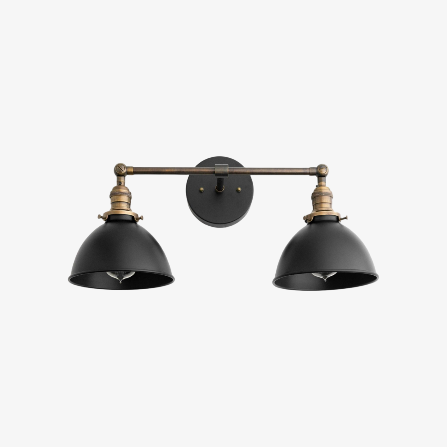 Conique Metal Industrial Vanity Light - Modern Bathroom Lighting Fixture