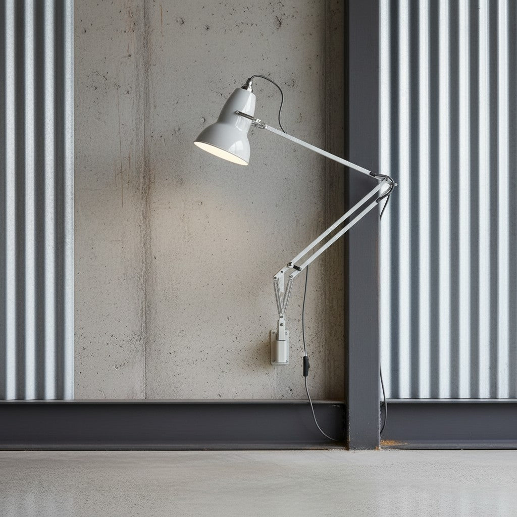 Modryx Adjustable Modern Wall Lamp with Bracket Sleek Aluminium Shade for Living Space