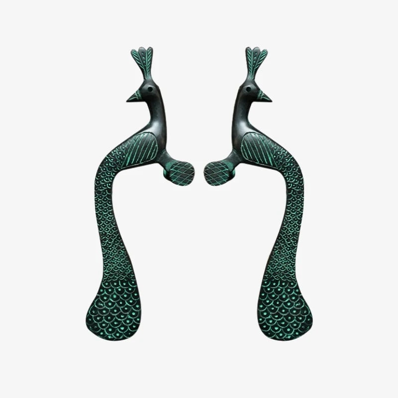 Handcrafted Brass Animal Door Handles 30