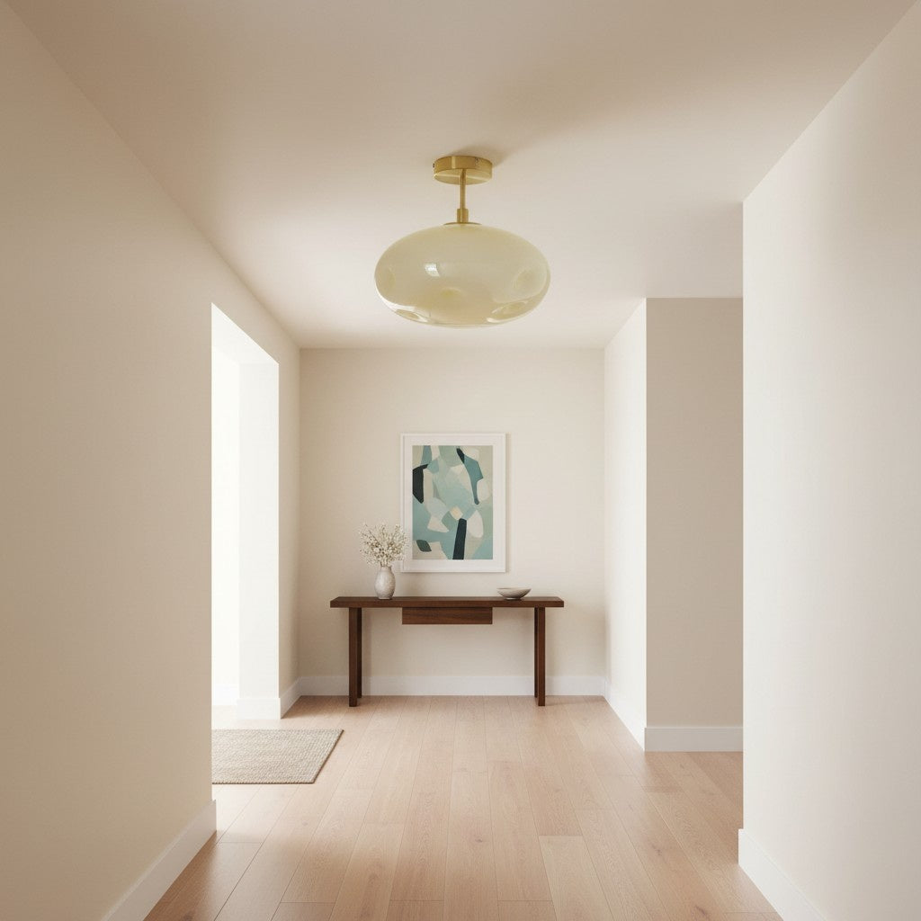 Orra Ceiling Lamp – Sculptural Globe Design Modern Minimalist Versatile for Living Room