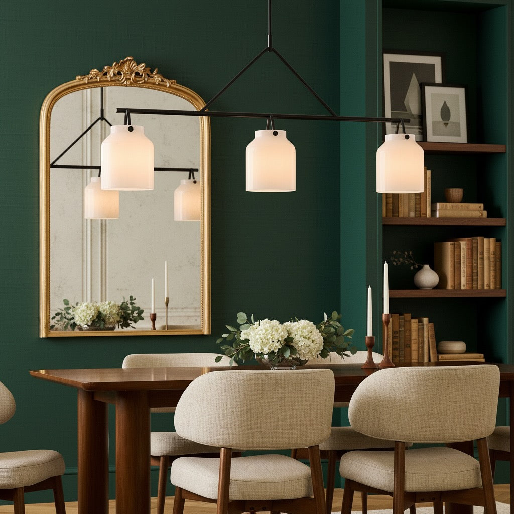 Hanton Metal Pendant Light - Modern Hanging Lamp for Dining Room