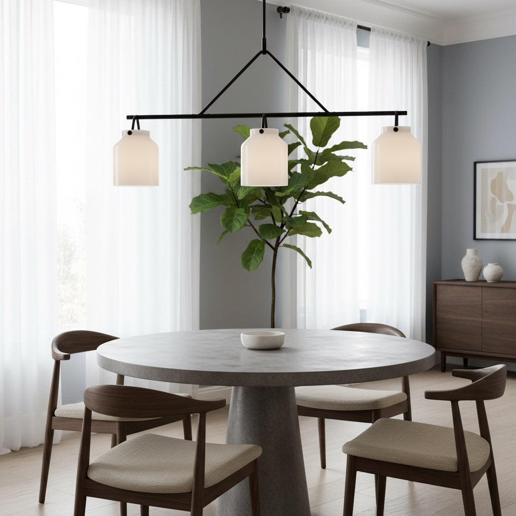 Hanton Metal Pendant Light - Modern Hanging Lamp for Dining Room