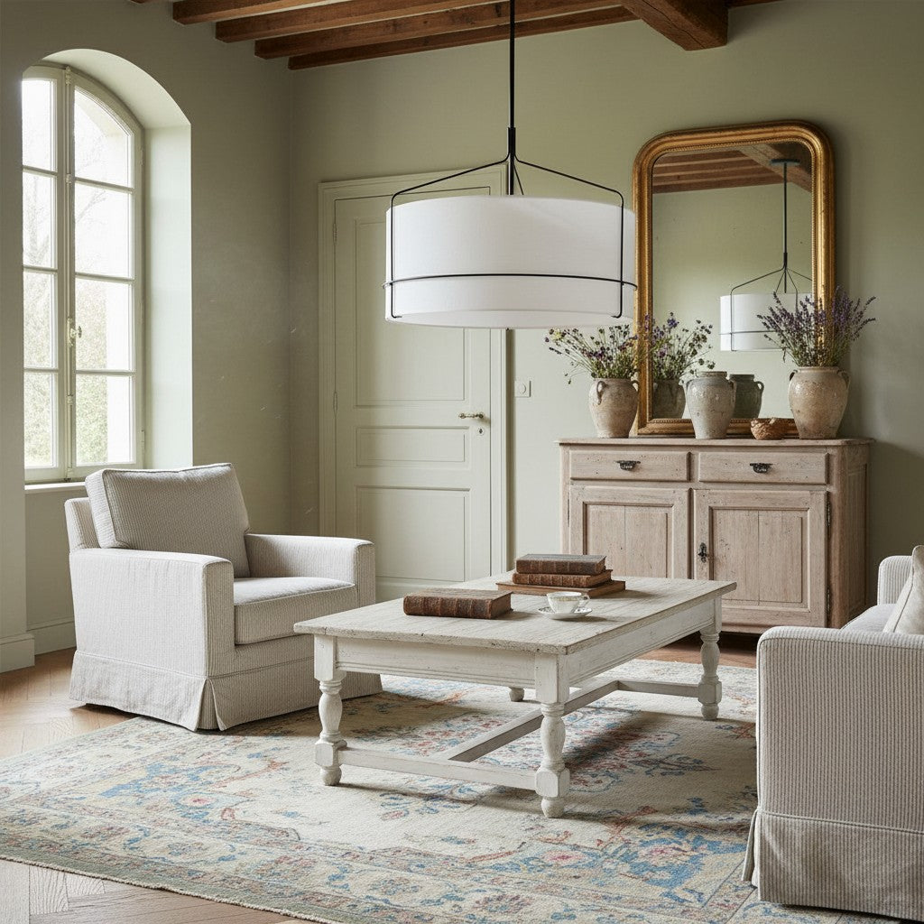 Horelia Pendelleuchte – Industrielle Deckenleuchte mit dunkelbronzefarbenem Metall