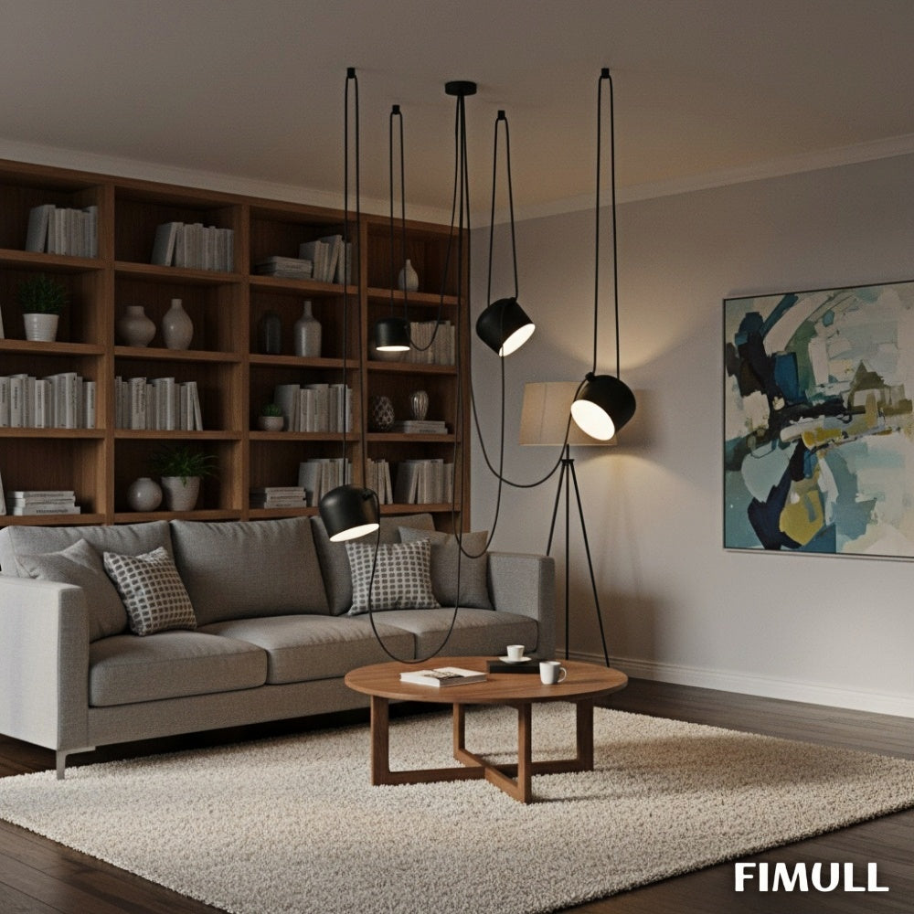 Moderner Multi-Licht-Pendelleuchte für Esszimmer und Wohnzimmer