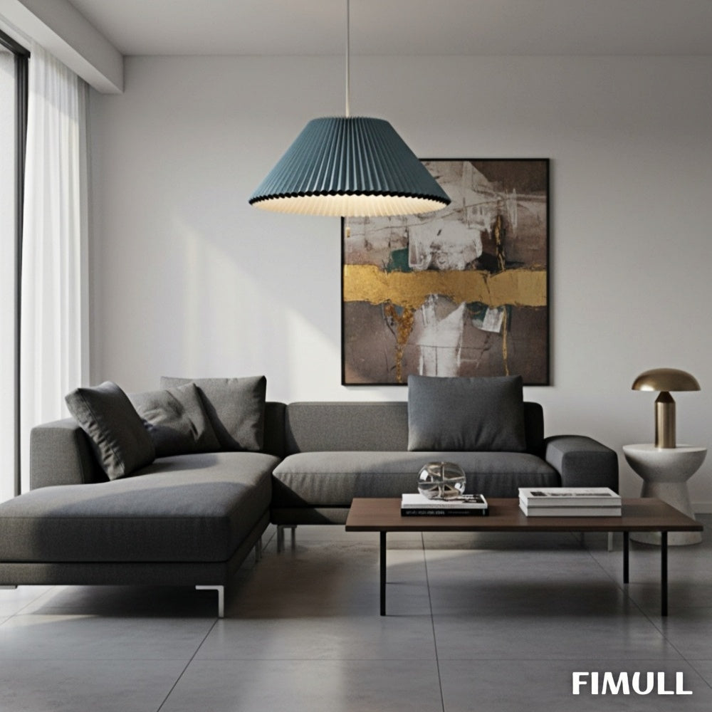 Retraktable Papier Pendelleuchte Minimalistisches Design für Moderne Innenräume