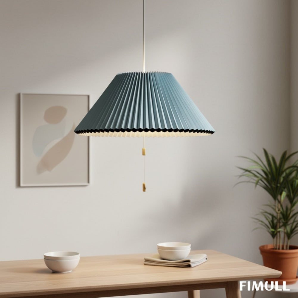 Retraktable Papier Pendelleuchte Minimalistisches Design für Moderne Innenräume