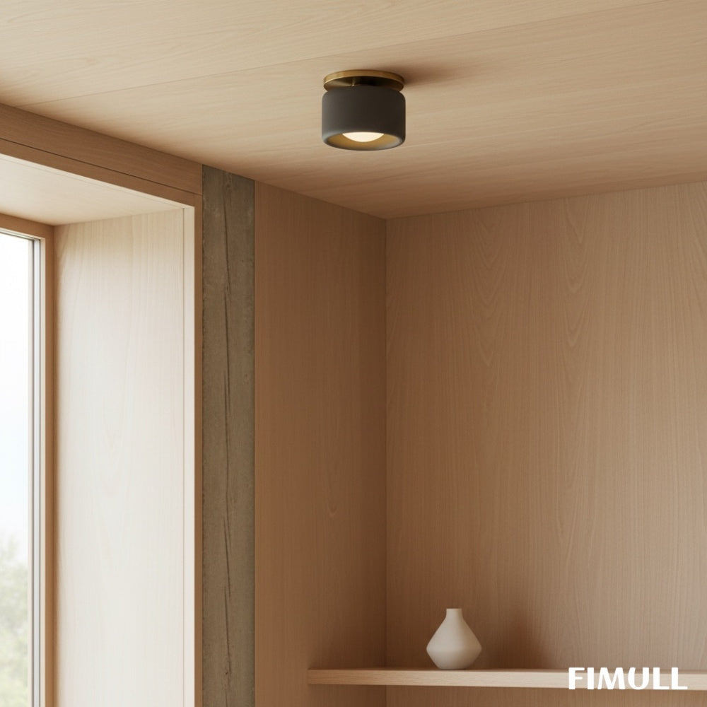 Elegant Porcelain Metal Ceiling Light with Modern Design for Living Room and Bedroom