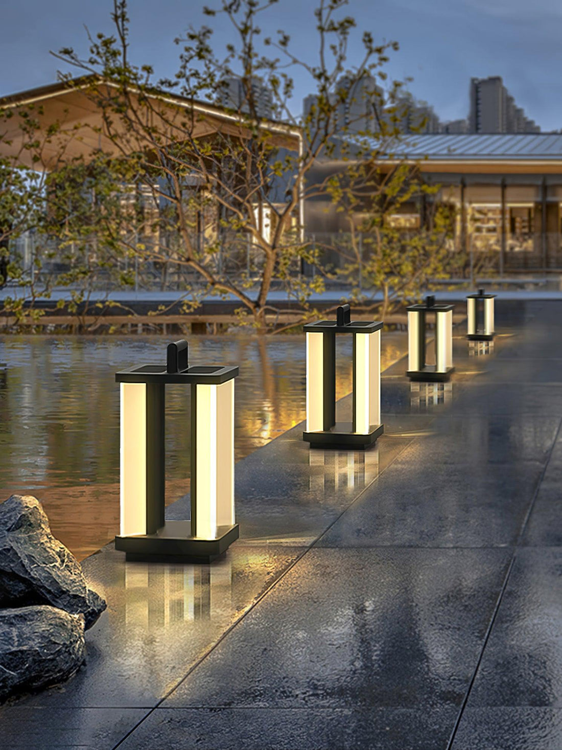 Stainless Steel Outdoor Light - Solar Path Light Ideal
