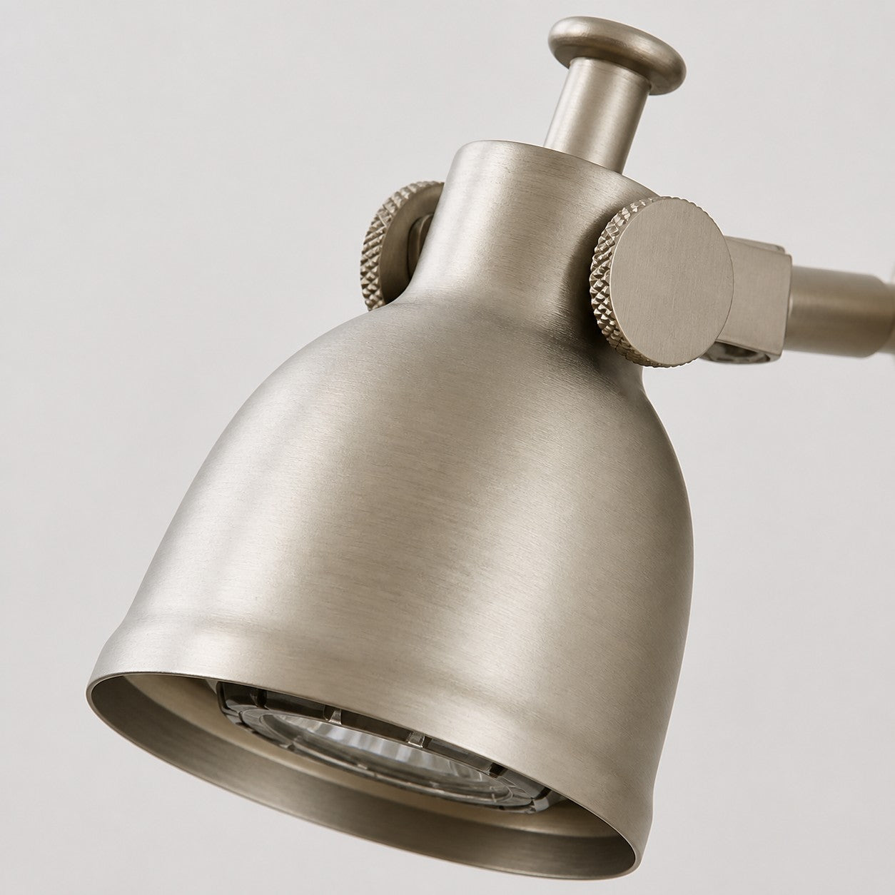 Brushed Nickel Adjustable Reading Wall Light