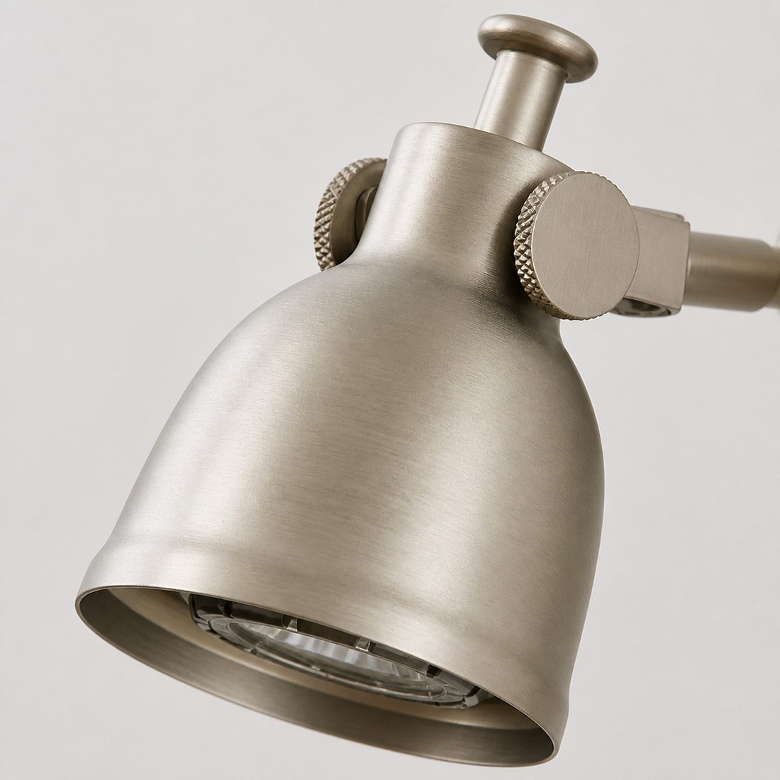 Brushed Nickel Adjustable Reading Wall Light