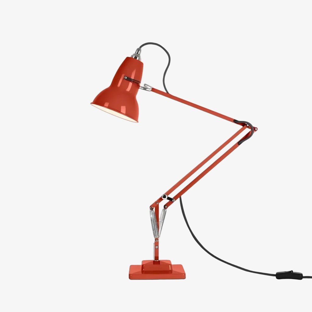 Classic Multicolor Desk Lamp - Adjustable Spring-Arm for Study Room