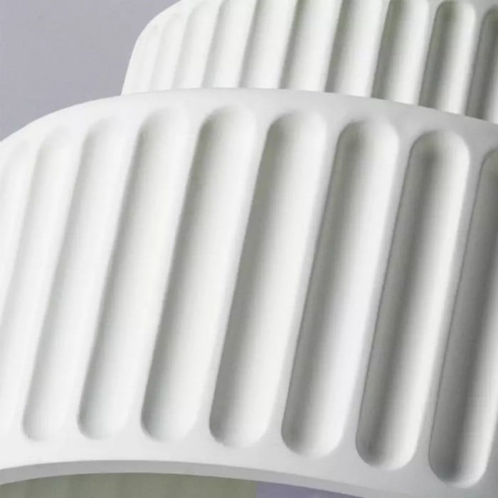 Tierna Bowl Flush Mount Ceiling Light - Soft Sculptural Nordic Form for Entryway