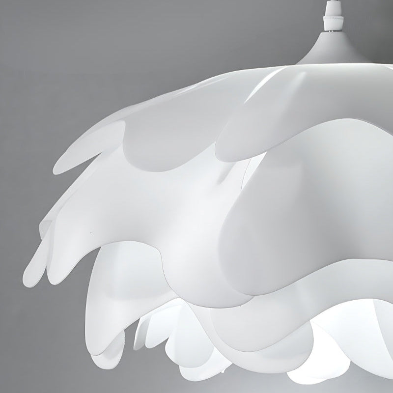 Minimalist White Multi-layer Petal Pendant Lamp