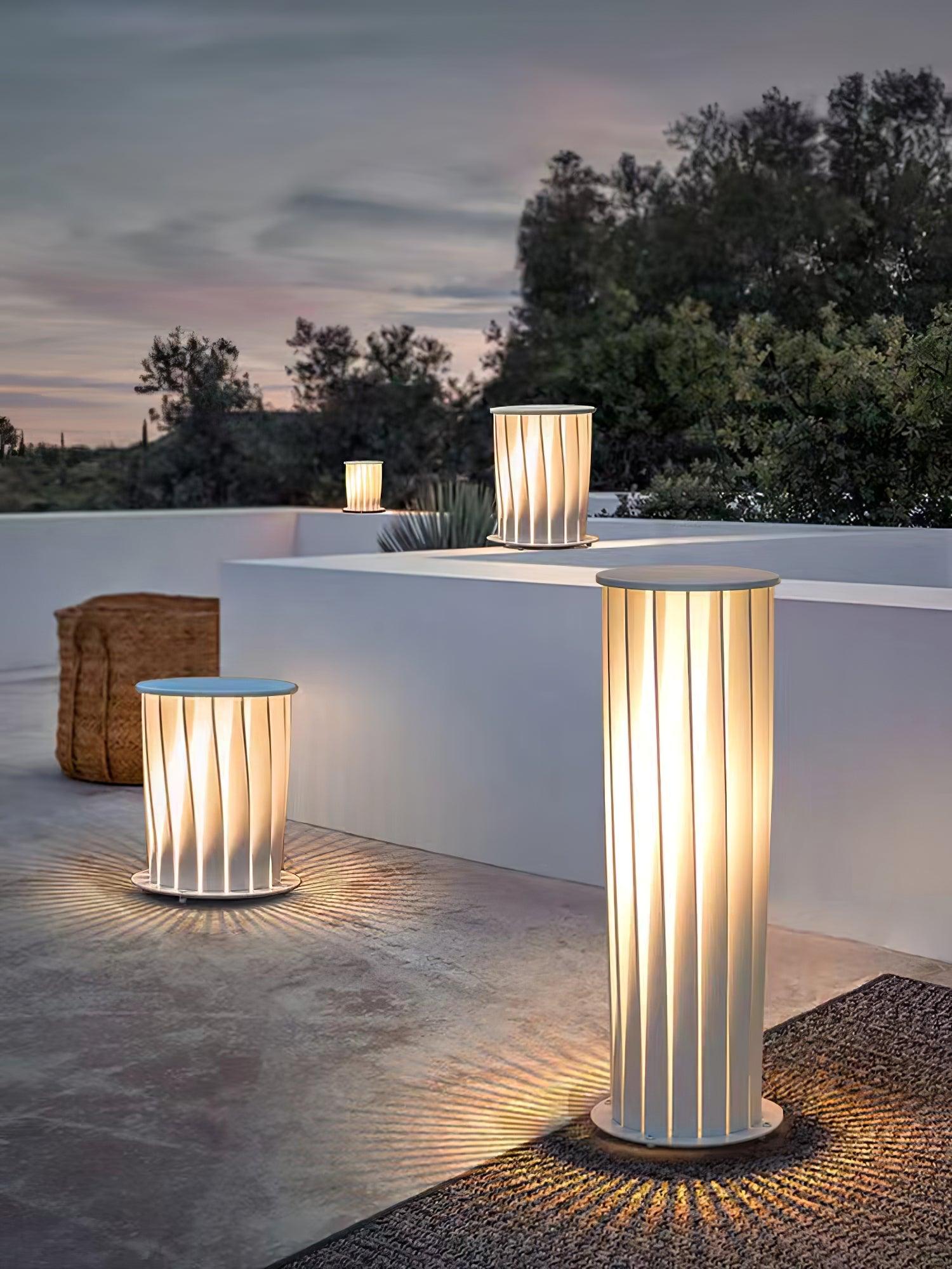 LED Outdoor Post Lamp - Energy-Saving Acrylic Light for Garden & Patio