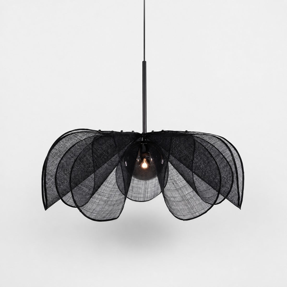 Black 80 cm pendant light