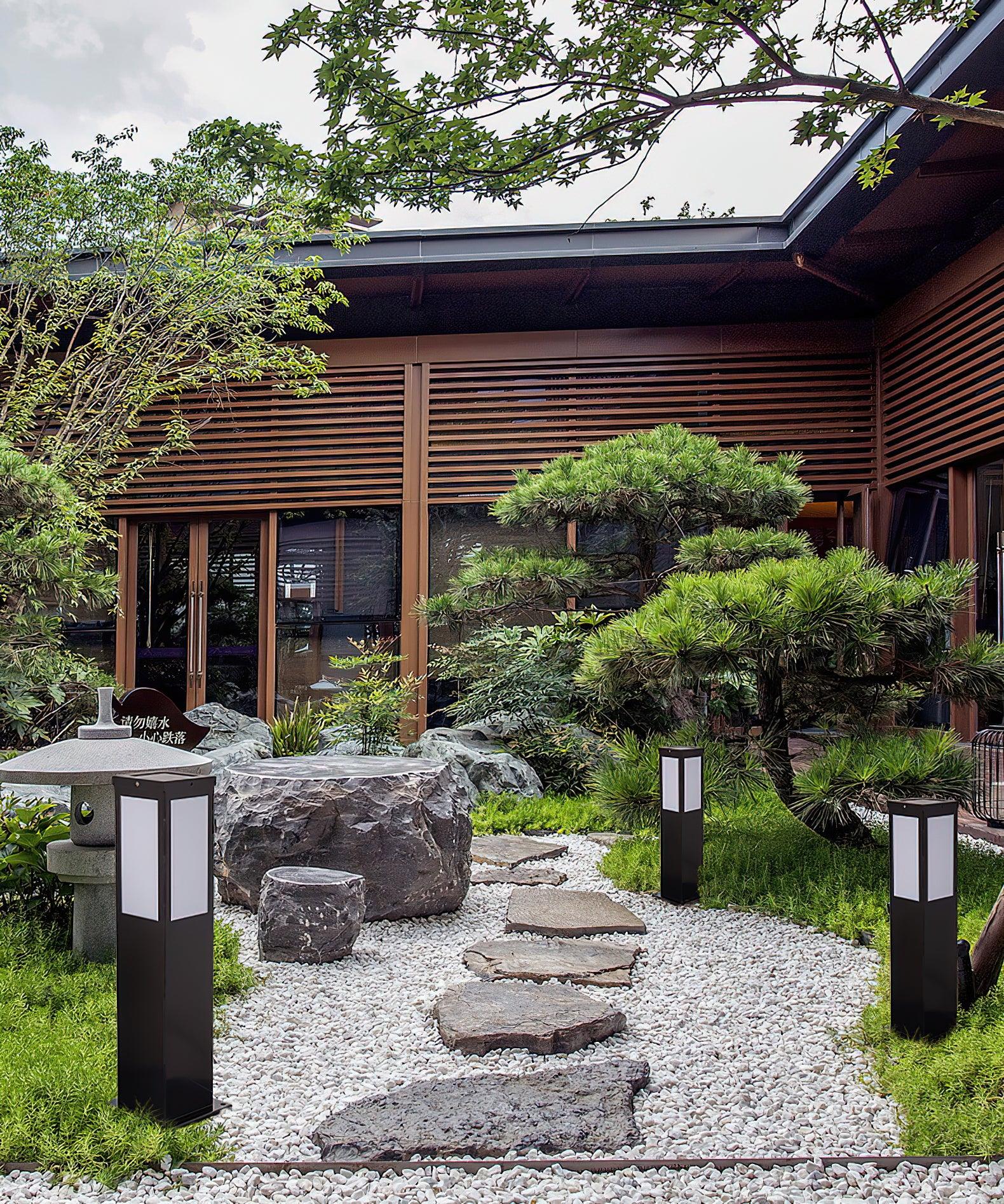 Cylindrical Bollard Light - Modern Aluminum Lamp for Garden & Pathway