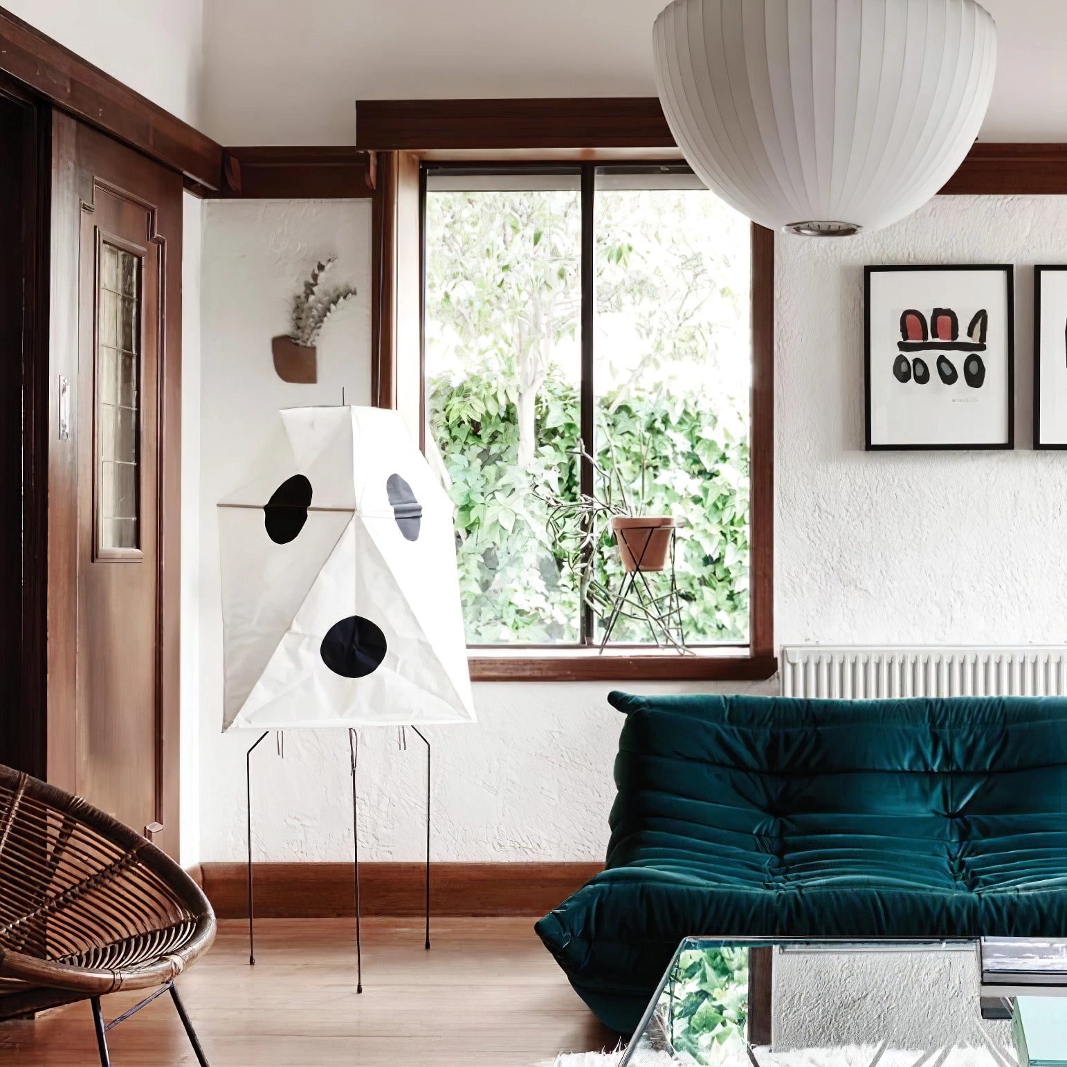 Origami Floor Lamp - Sculptural Light for Living Room & Reading Nook