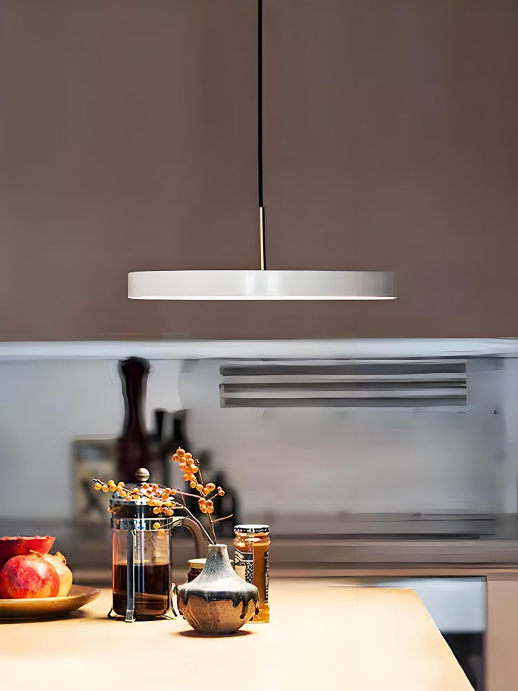 Asteria Minimalist Metal and Acrylic LED Pendant Light