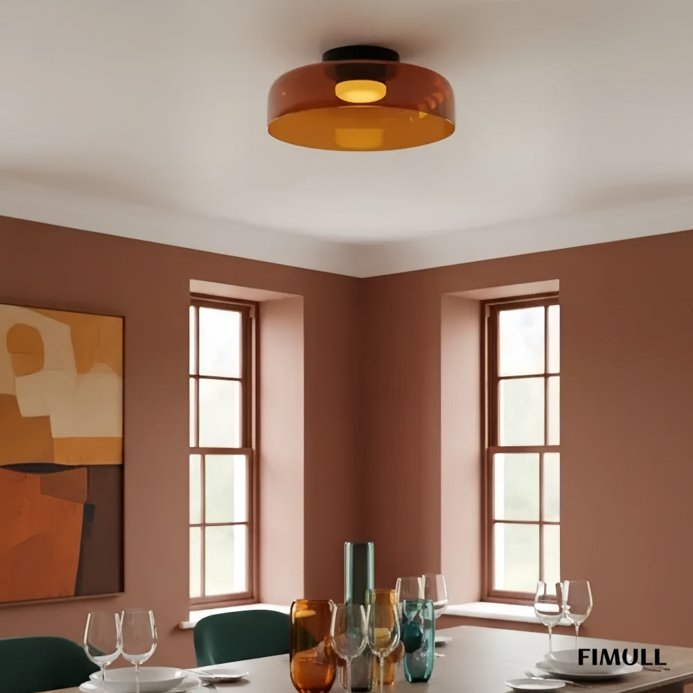 Celestial Modern Layered Glass Ceiling Light - Scandinavian Ceiling Lamp for Home Spaces