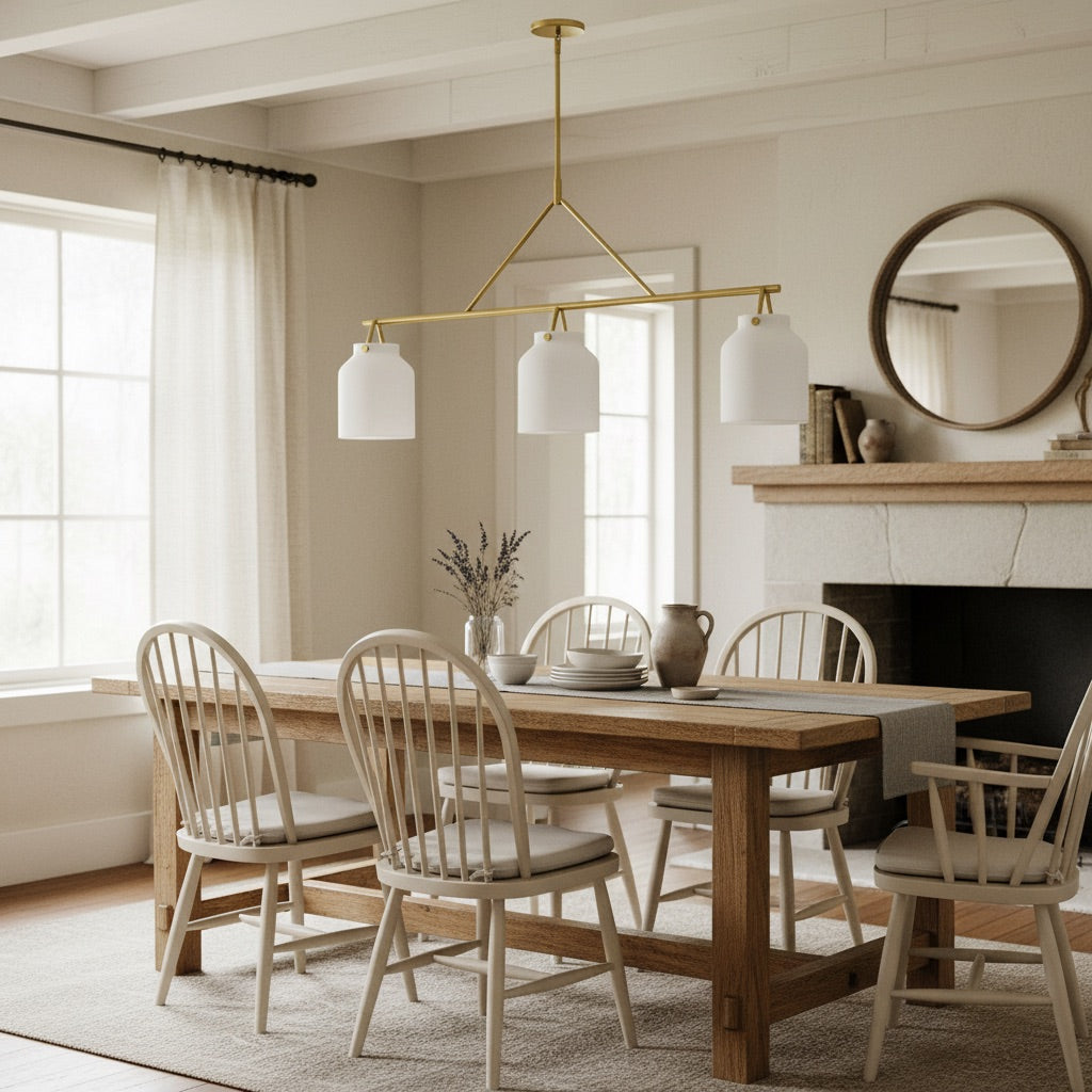 Hanton Metal Pendant Light - Modern Hanging Lamp for Dining Room