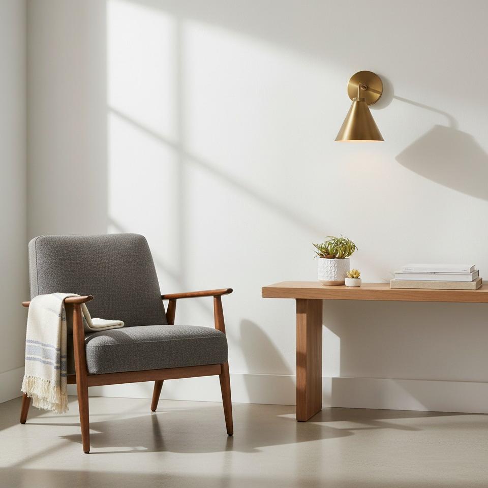 Korvi Metal Cone Wall Lamp - Classic Multi-Head Tapered Wall Sconce