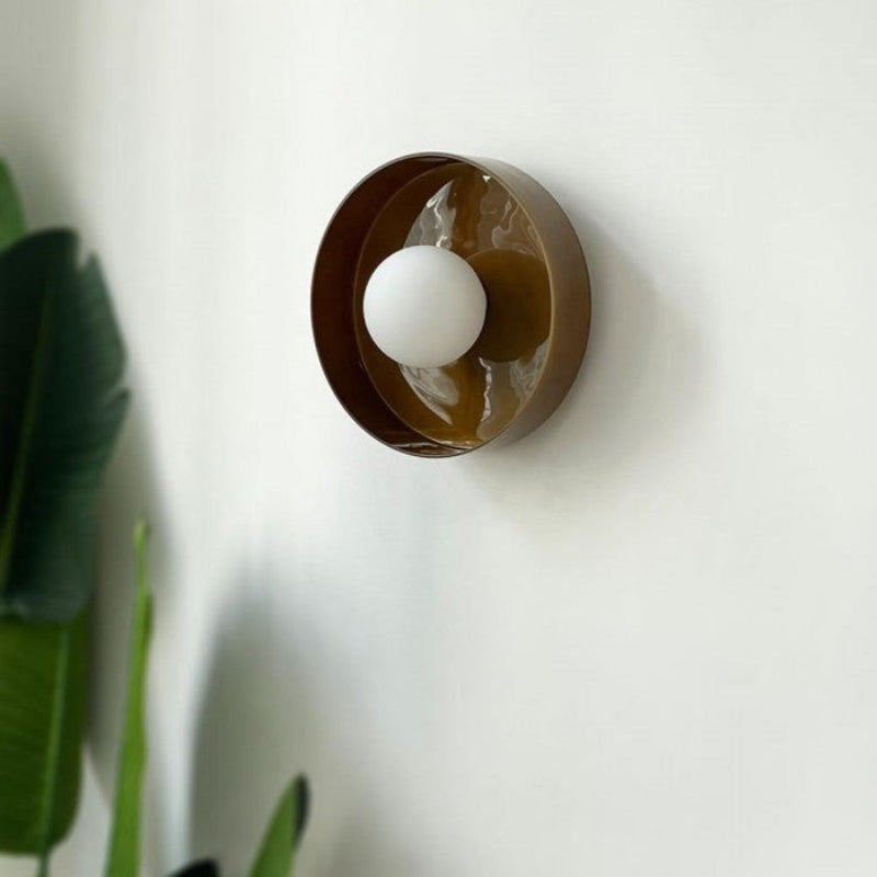 Morandi Disc Glass Wall Lamp Ceiling Lamp