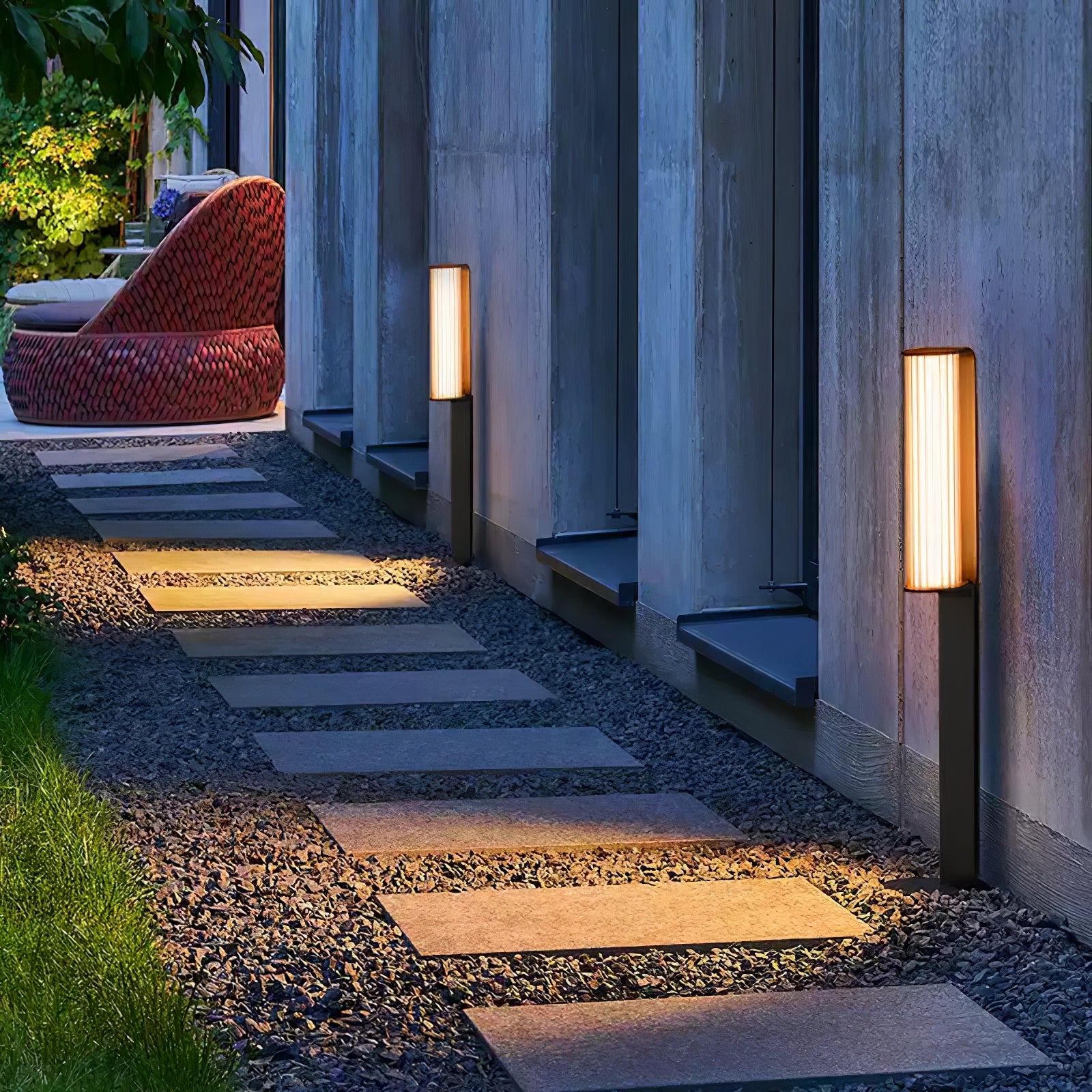 Modern Outdoor Lamp - Outdoor Post Lamp Great for Gardens/Patios