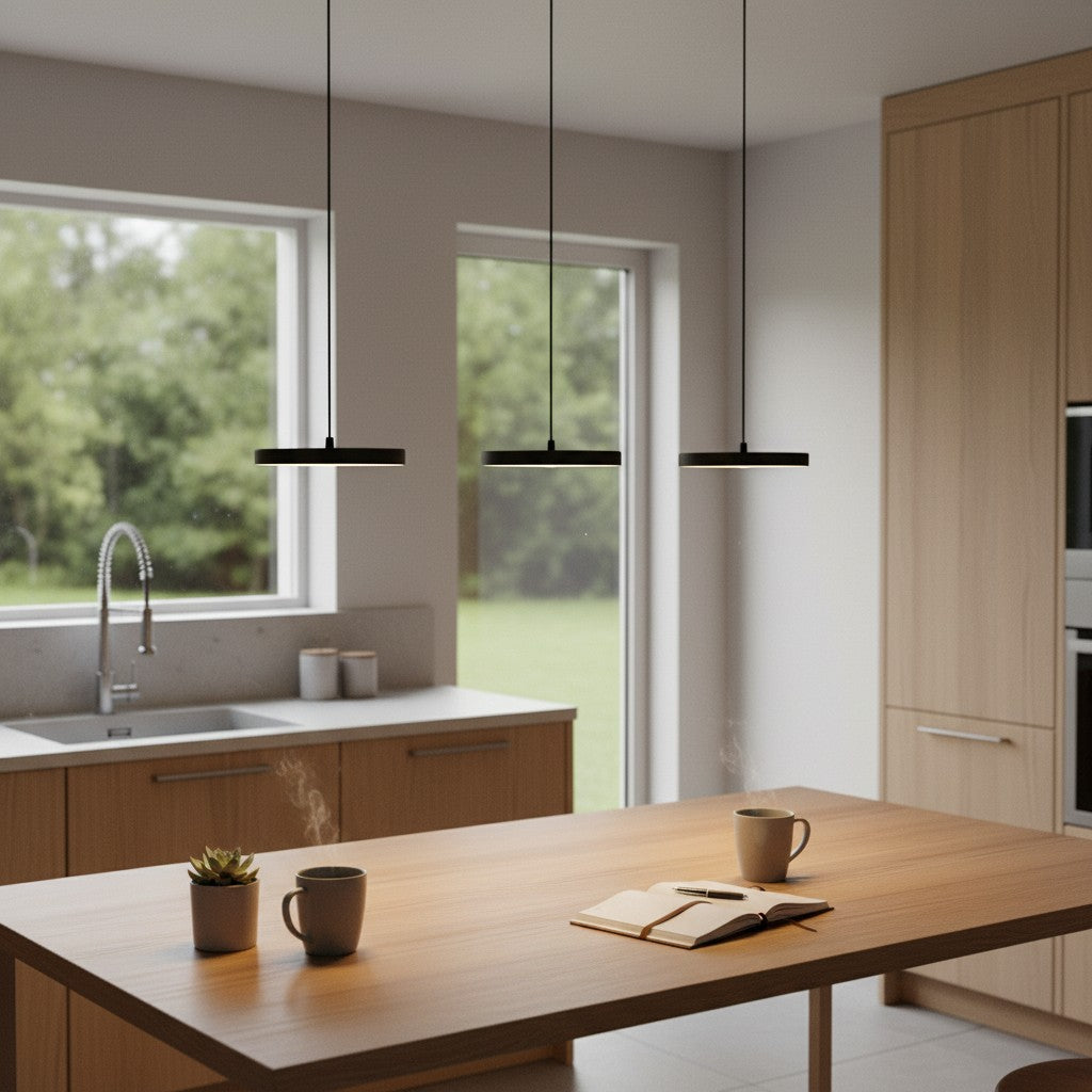 Feranox Pendant Light Disc Design Pendant - Modern Style for Dining Room