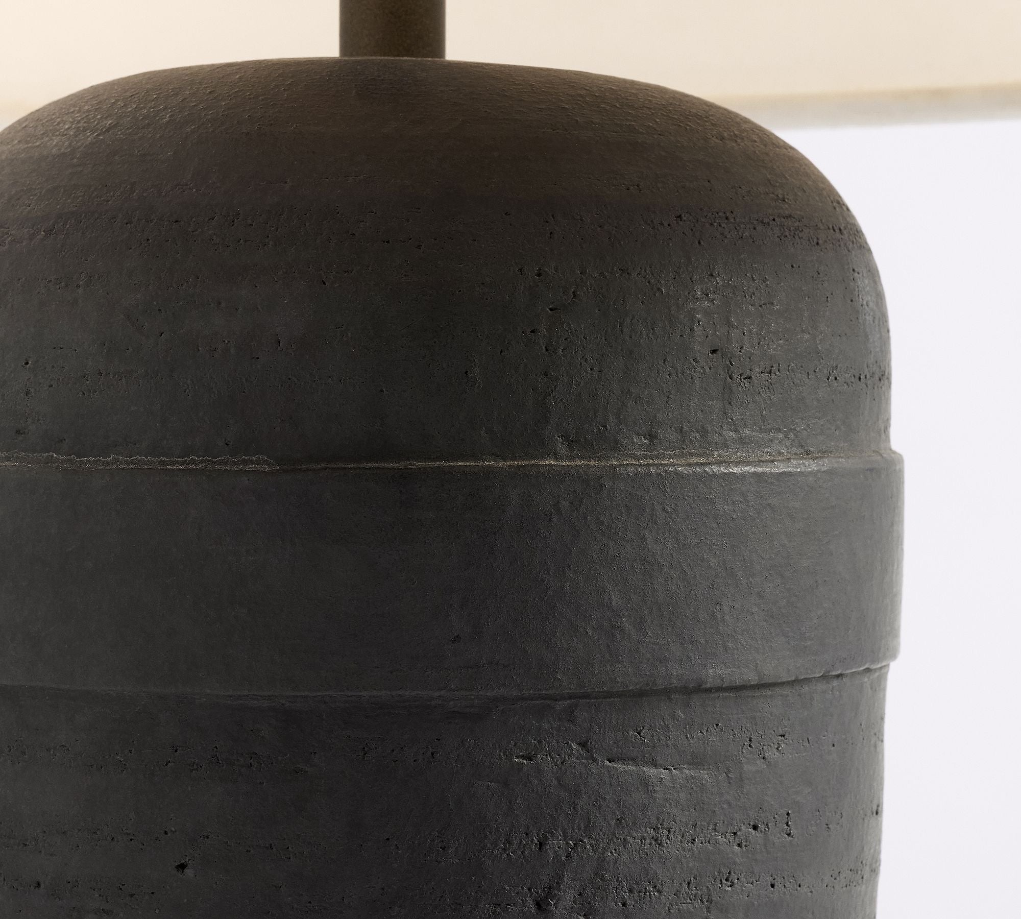Ceruna Table Lamp with Textured Ceramic Base and Soft Glow for Bedroom Nightstand
