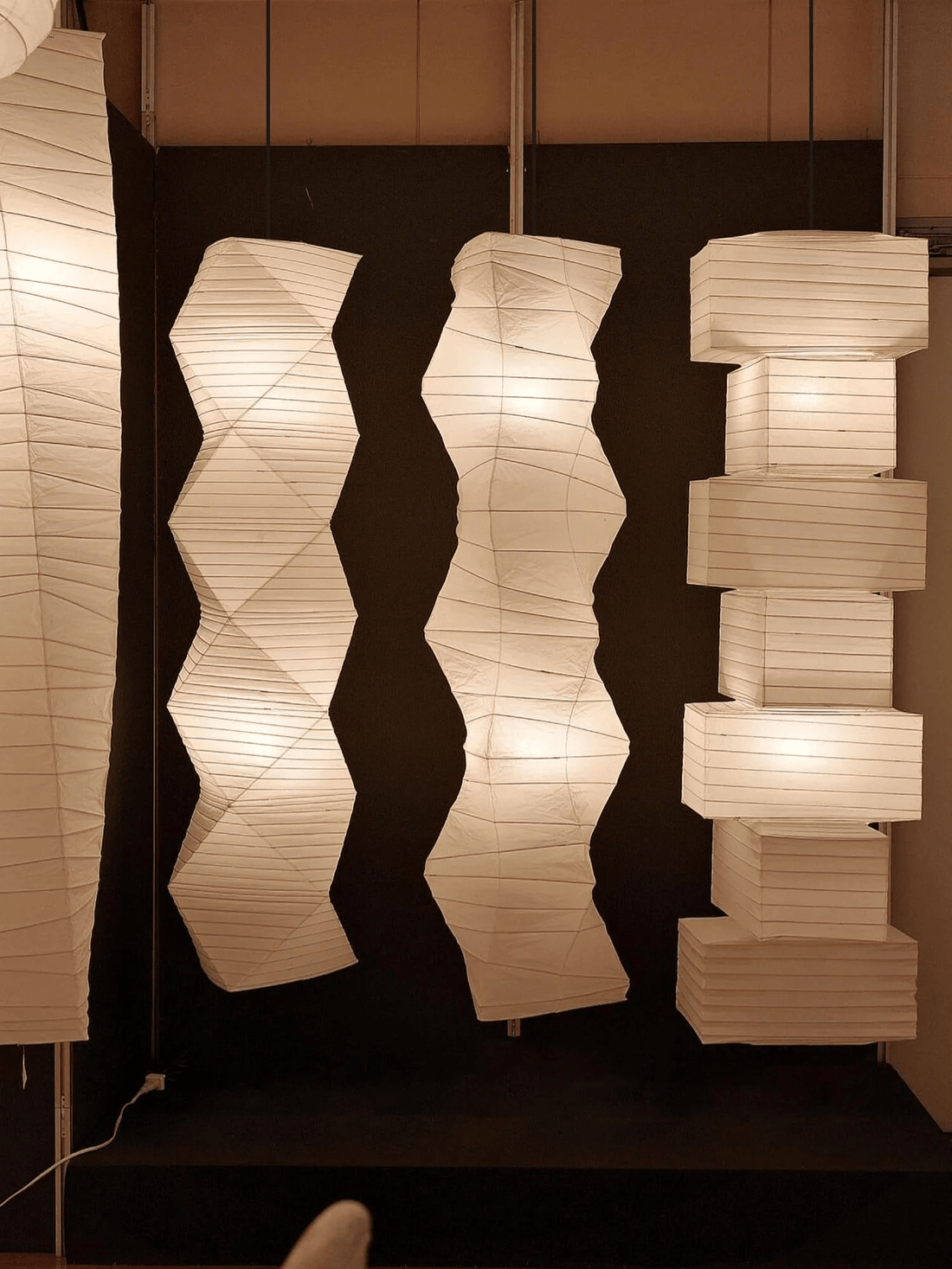 Washi-Papier-Pendelleuchte – runder Schirm für gemütliche, moderne Innenräume