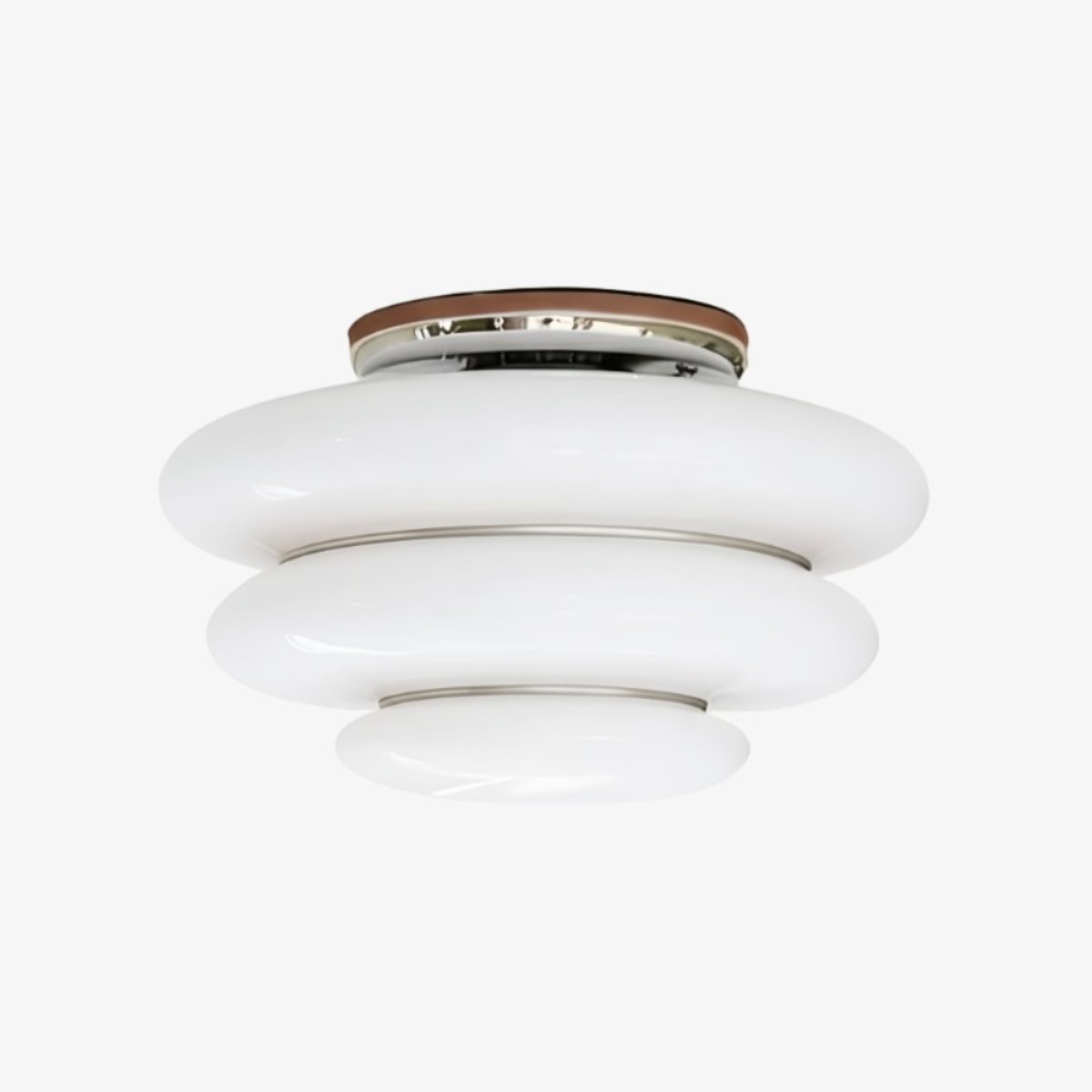 Cirren Contemporary Geometric Ceiling Lamp with Layered Rings - Stylish Modern Lighting for Dining Room