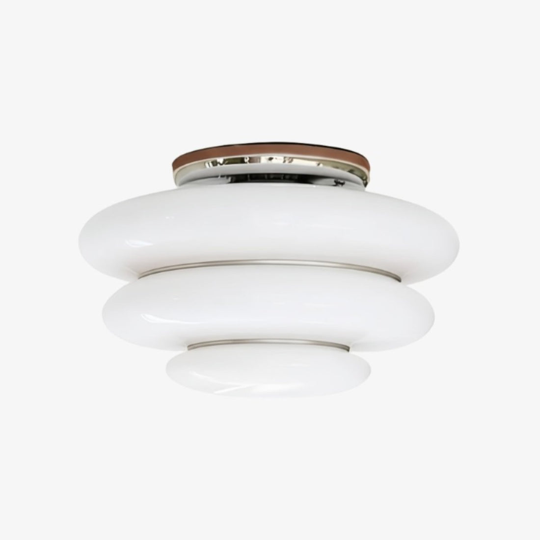 Cirren Contemporary Geometric Ceiling Lamp with Layered Rings - Stylish Modern Lighting for Dining Room