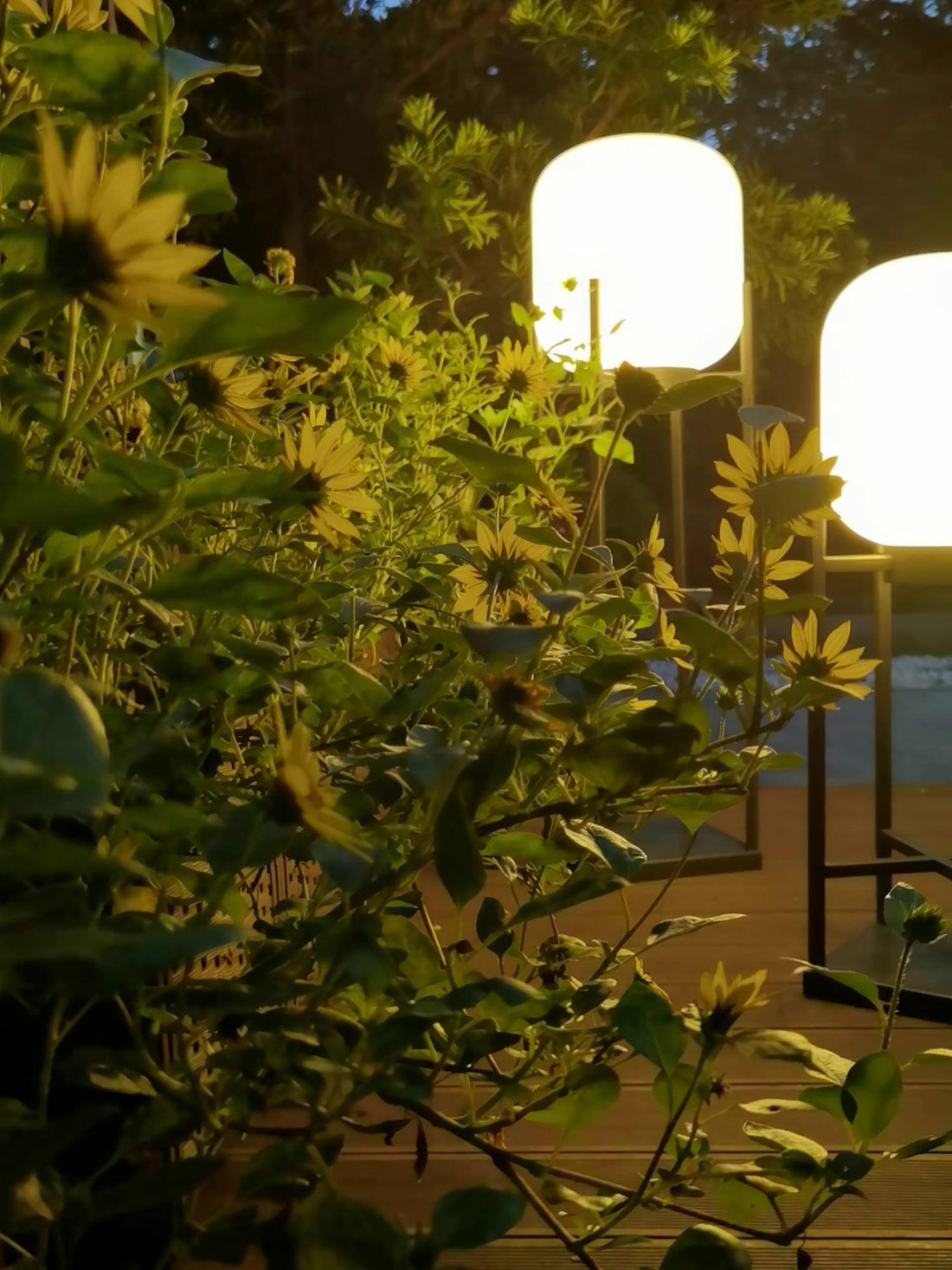 Solar Lantern Floor Lamp - Waterproof Outdoor Light for Garden & Patio