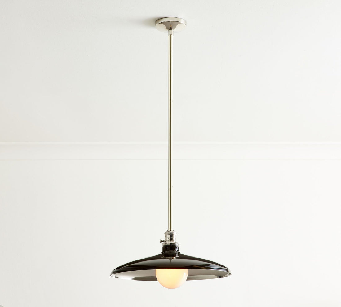 Forvara Rustic Pendant Light - Adjustable Metal Pole Lamp for Kitchen